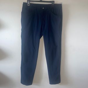 Lululemon ABC Slim Pant 34x32 Navy Warpstreme